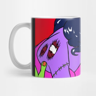 Zombie Girl Troubles Mug